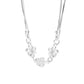 AZURE LEAF Diamond Gardenia Pendant Necklace