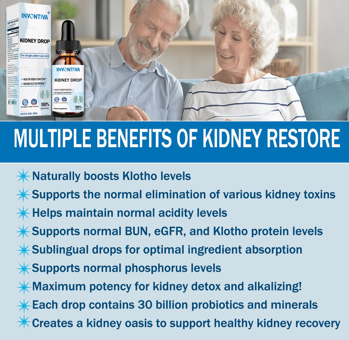 🏆🌟🥬Invontiva  Kidney  DROP【Healthy 🥬, Pain-free 🌟, Non-recurrent 🏆】