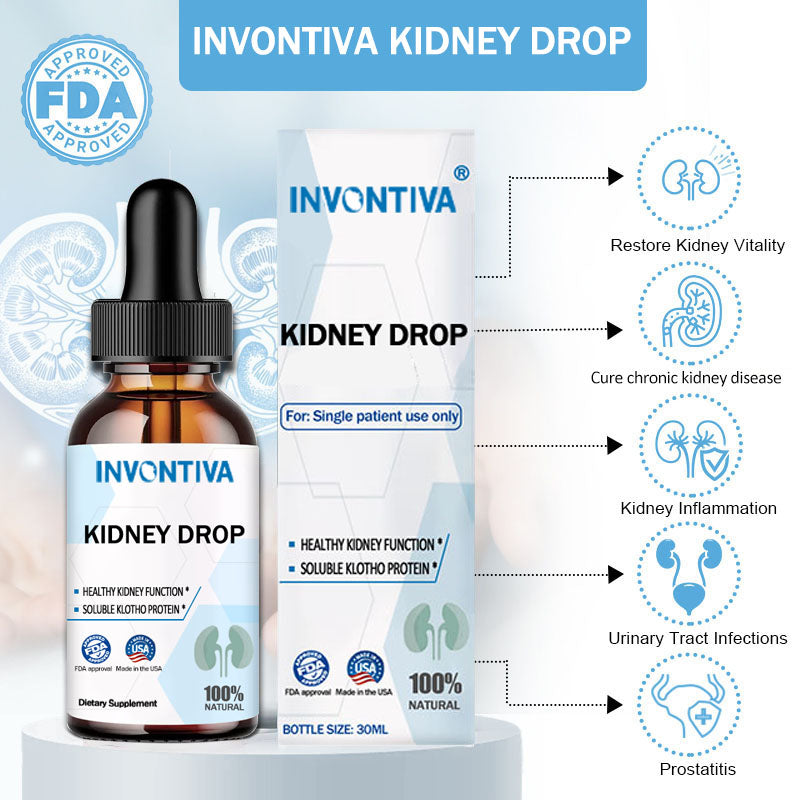 🏆🌟🥬Invontiva  Kidney  DROP【Healthy 🥬, Pain-free 🌟, Non-recurrent 🏆】